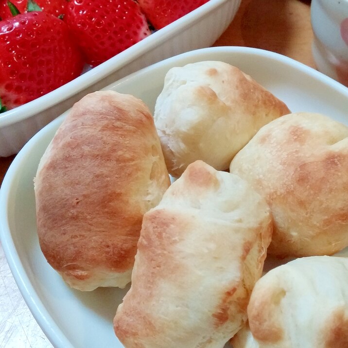 オーブン不要!いつでも焼きたて!作り置きパン♪